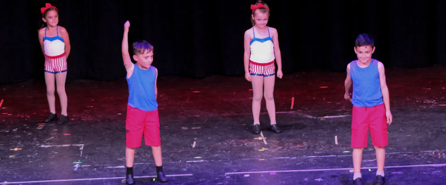 two boy and two girls dancers