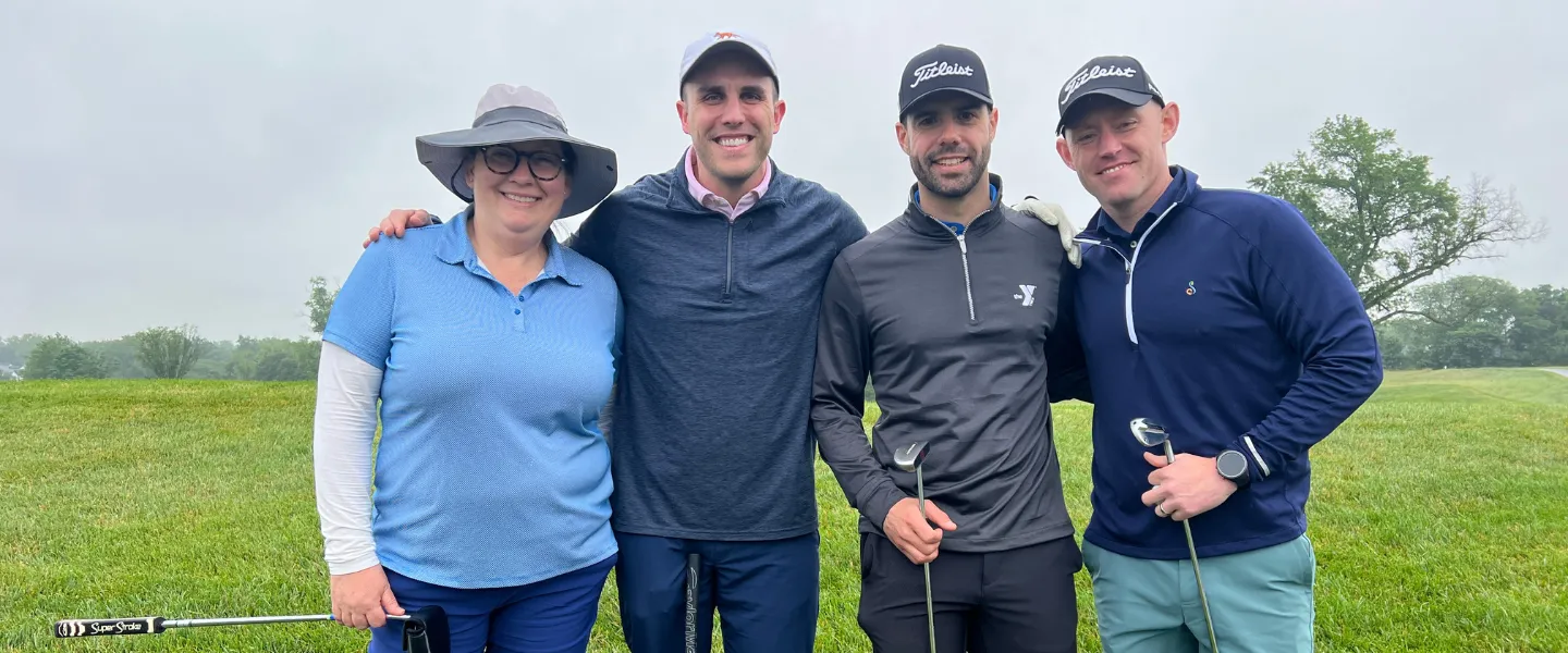 Golfer foursome