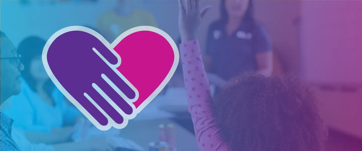 Graphic with Heart Icon