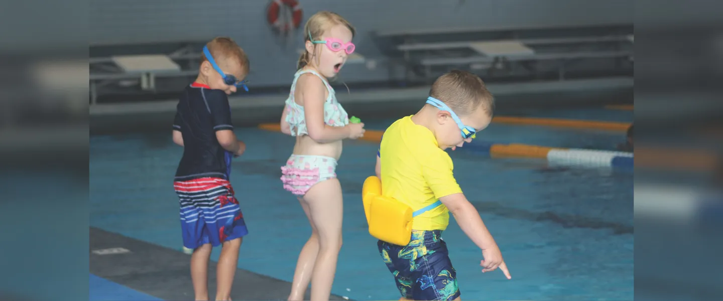Kids at the pool