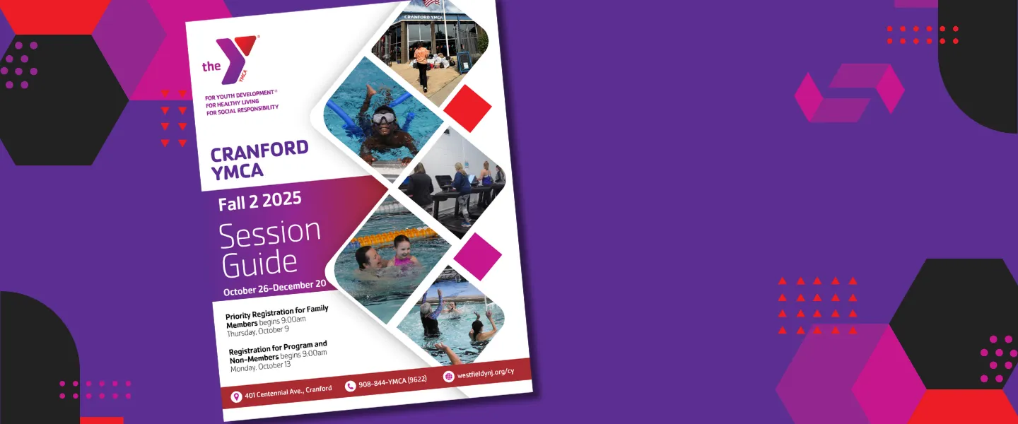 Cranford YMCA Fall 2 Session Guide Cover