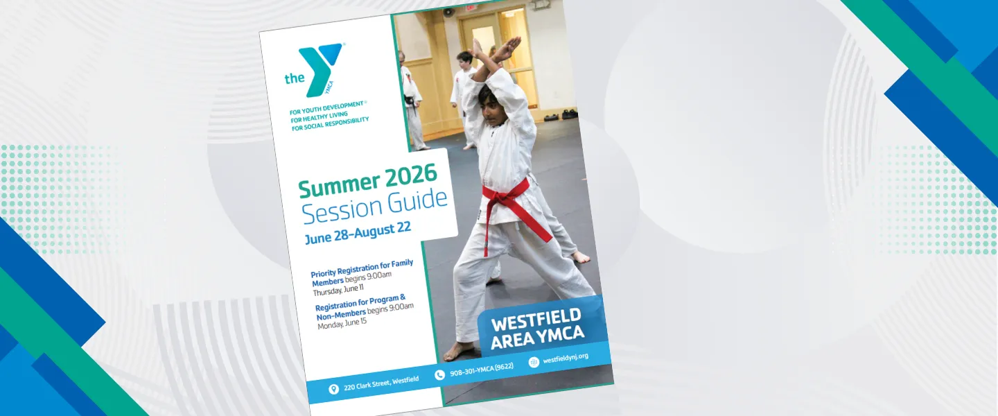 "Westfield Area YMCA Summer 2026 Session: Cover of Program Guide