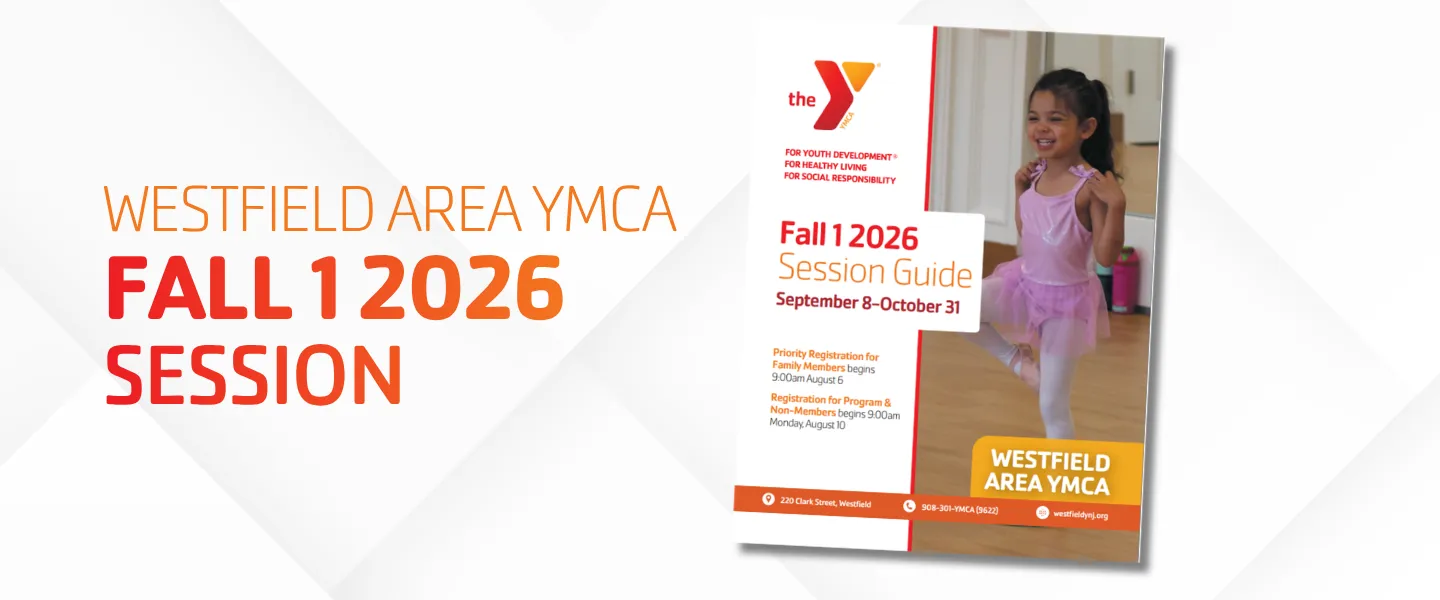 Westfield Area YMCA Fall 1 2026 Session with Session Guide cover