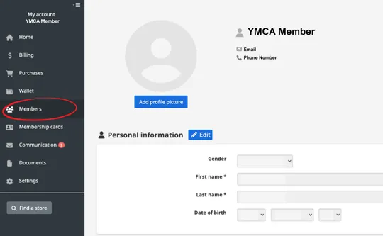 Amilia Member Info