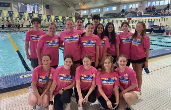 Devilfish athletes volunteering